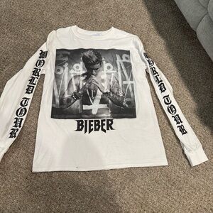Justin Bieber Long Sleeve Tee